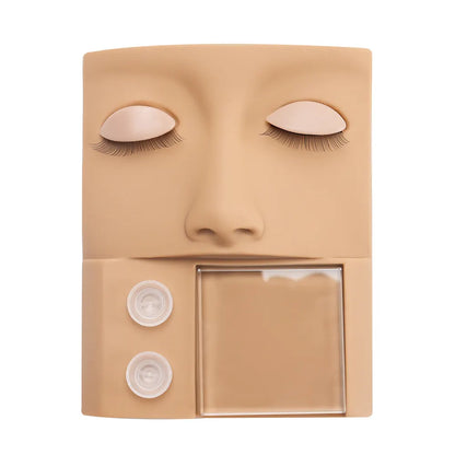 Mannequin Model Head With Removable Replacement Lashes