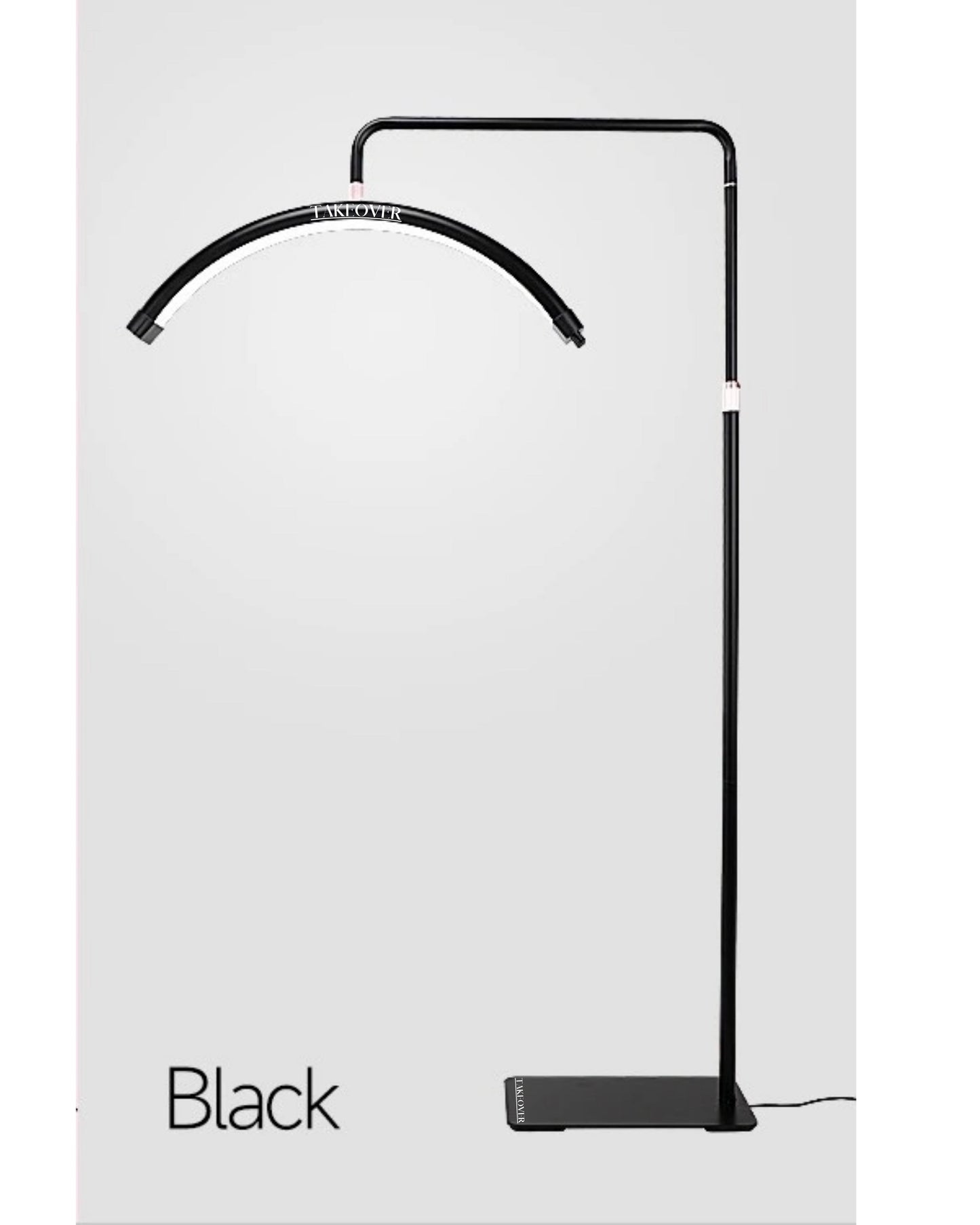 Take Over Rhinestone Half Moon LED Lamp With Stand GX680D