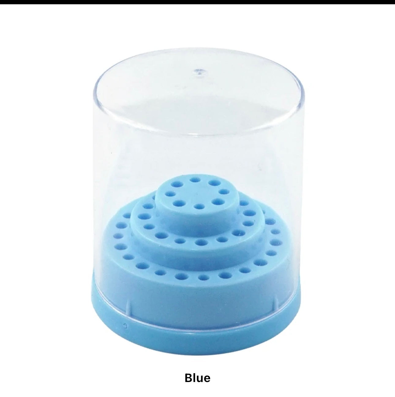 Large Round Drill Bit Case With Lid