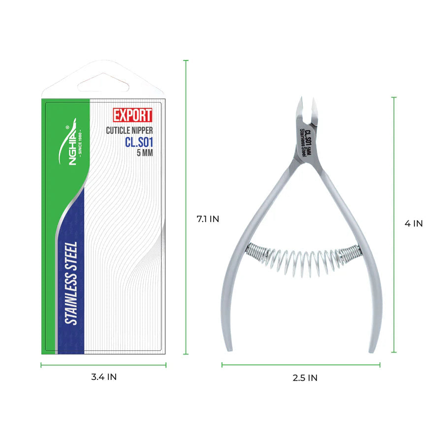 NGHIA Professional Cuticle Nipper CL.S01 (Stainless Steel)