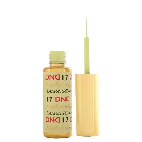 DND Nail Art Gel 17 Lemon Yellow