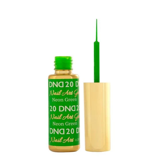 DND Nail Art Gel 20 Neon Green