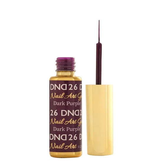 DND Nail Art Gel 26 Dark Purple