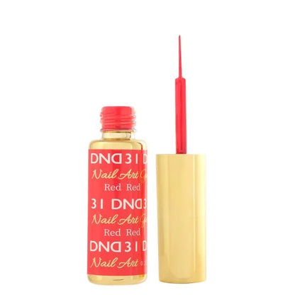 DND Nail Art Gel 31 Red Red