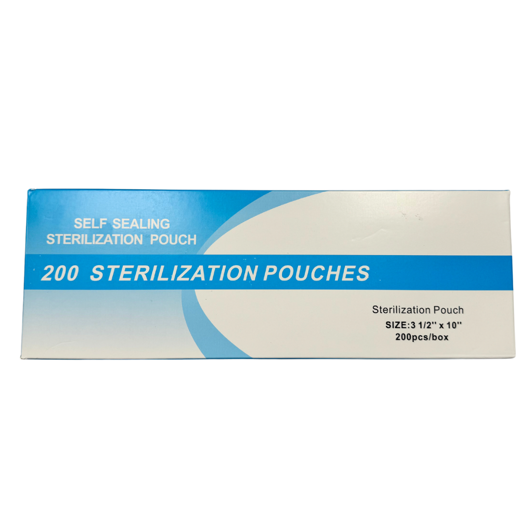 Self Sterilization Pouches 3 1/2” x 10” 200ct.
