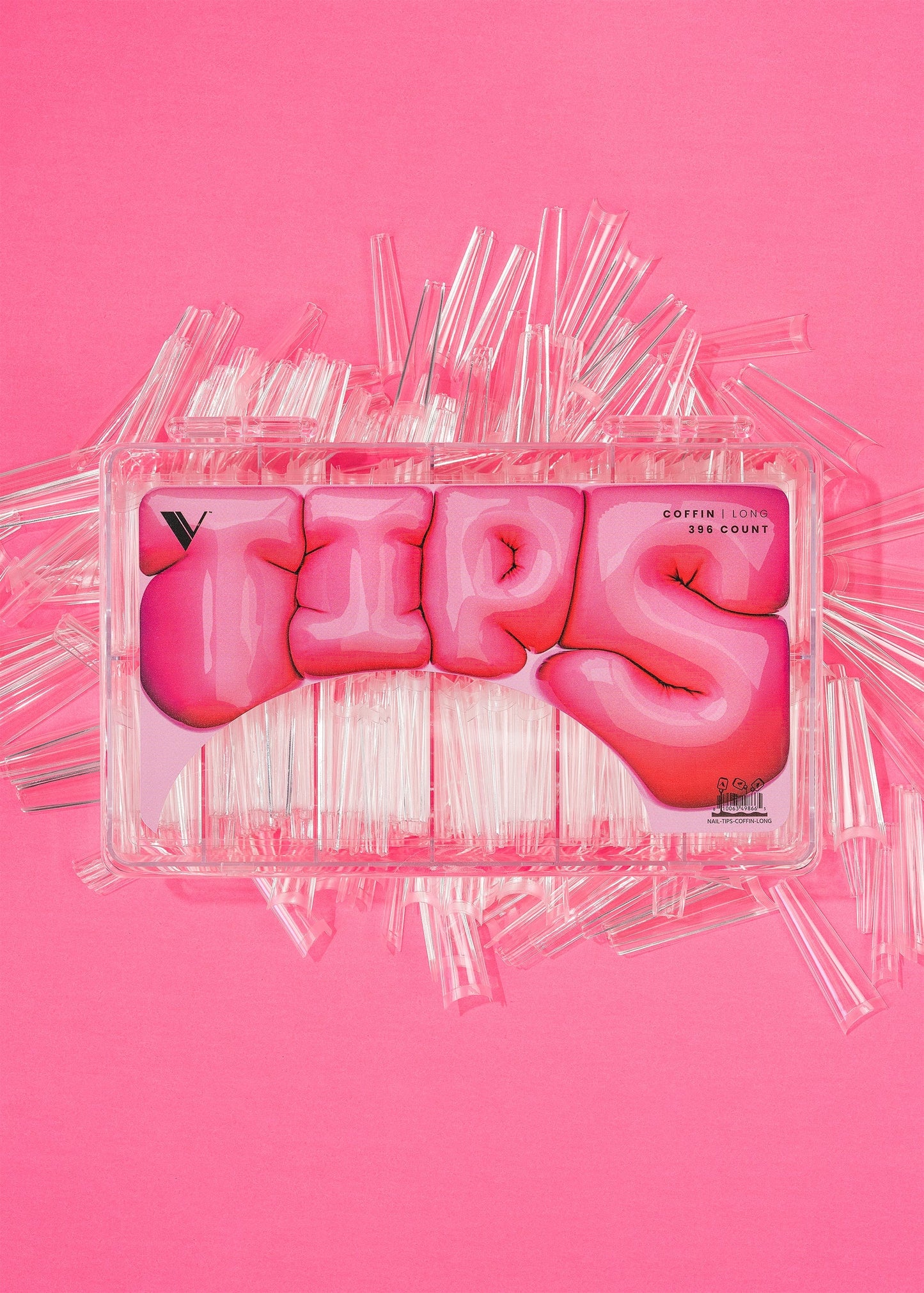 V Beauty Pure Coffin Long Tips