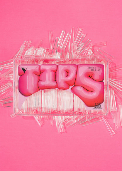 V Beauty Pure Coffin Long Tips