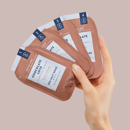 VOESH Pedi in a Box Deluxe 4 Step Chocolate Love