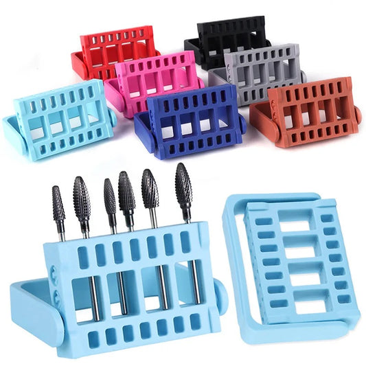 Nail Drill Bit Storage Holder 16 Bits