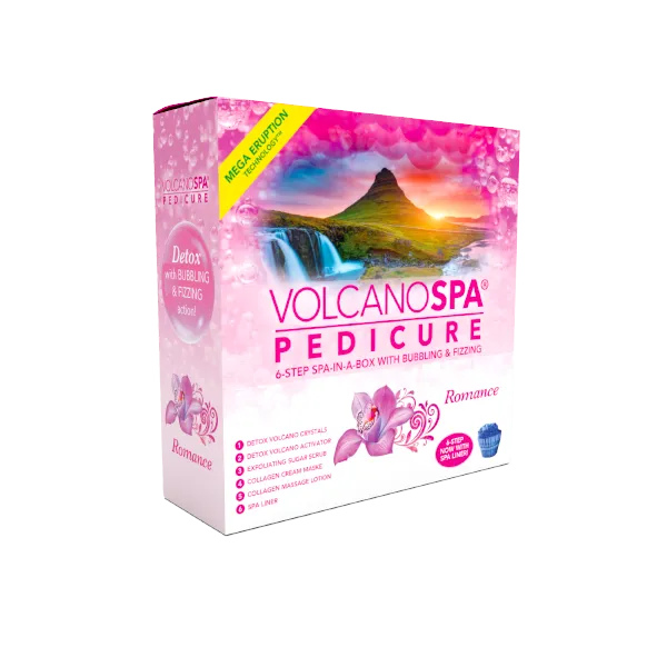 Volcano Spa “Romance” Eruption Pedicure 6 Step Kit