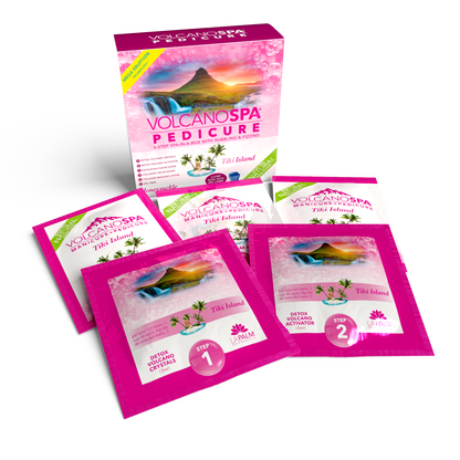 Volcano Spa “Honeysuckle Tiki Island” Eruption Pedicure 6 Step Kit