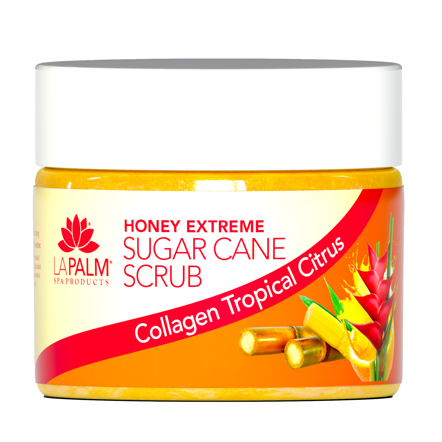 LA PALM Honey Extreme Sugar Cane Scrub “Tropical Citrus” 12oz