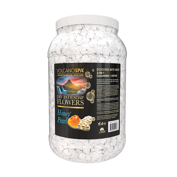 Volcano Spa Dry Bath Soap Flowers “Honey Pearl ” 12oz