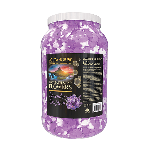Volcano Spa Dry Bath Soap Flowers “Lavender Eruption ”