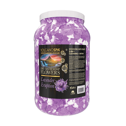 Volcano Spa Dry Bath Soap Flowers “Lavender Eruption ”