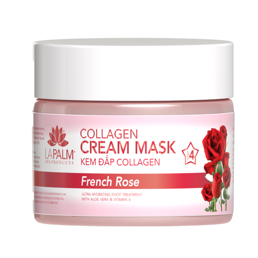 LA PALM Collagen Cream Mask “French Rose” 12oz