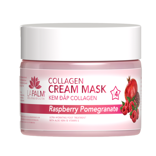 LA PALM Collagen Cream Mask “Raspberry Pomegranate ” 12oz