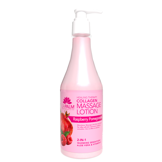 LA PALM Healing Therapy Massage Lotion “Raspberry Pomegranate “ 24oz