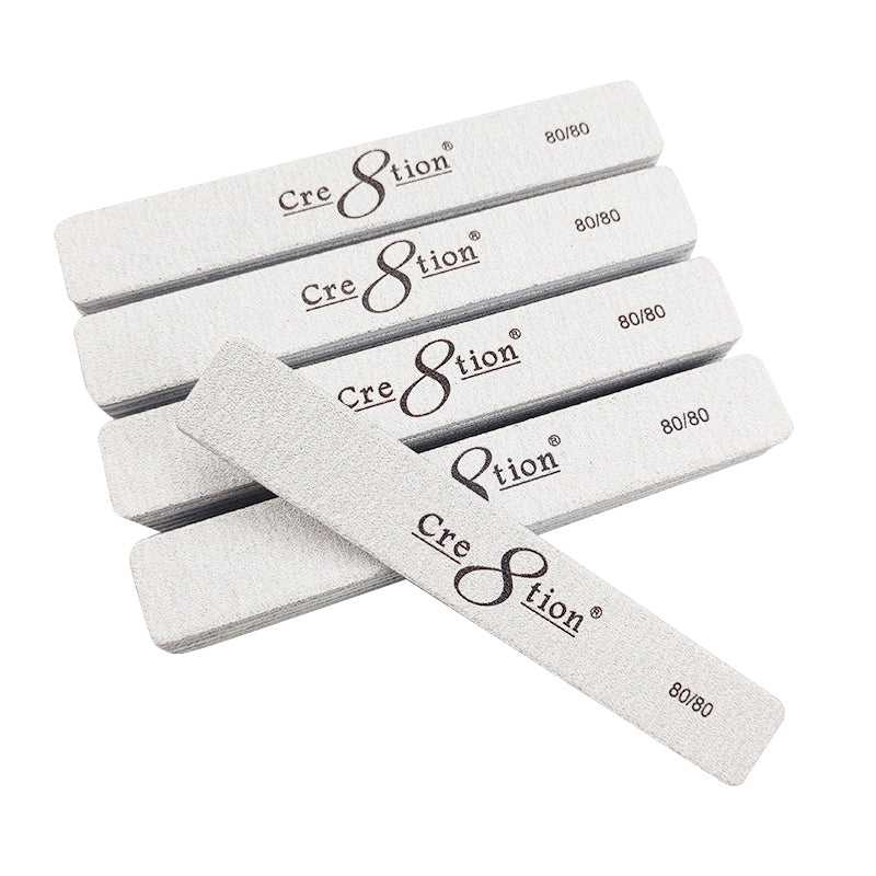 Cre8tion Jumbo Zebra Grit Nail File 50pc Pack