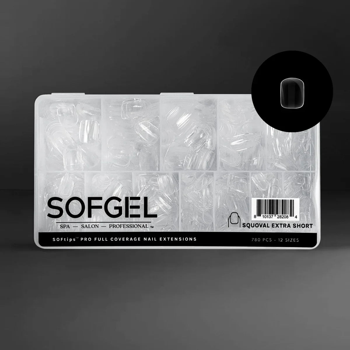 SOFGEL SOFTIPS PRO™ XII - Standard Squoval Extra Short