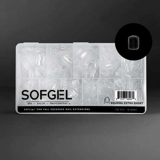 SOFGEL SOFTIPS PRO™ XII - Standard Squoval Extra Short