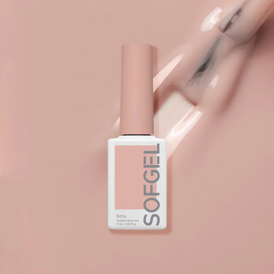SOFGEL Rubber Base Gel - 15ml “ECRU”