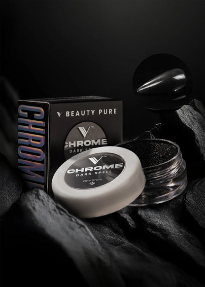 V Beauty Pure Chrome Powder - Dark Spell