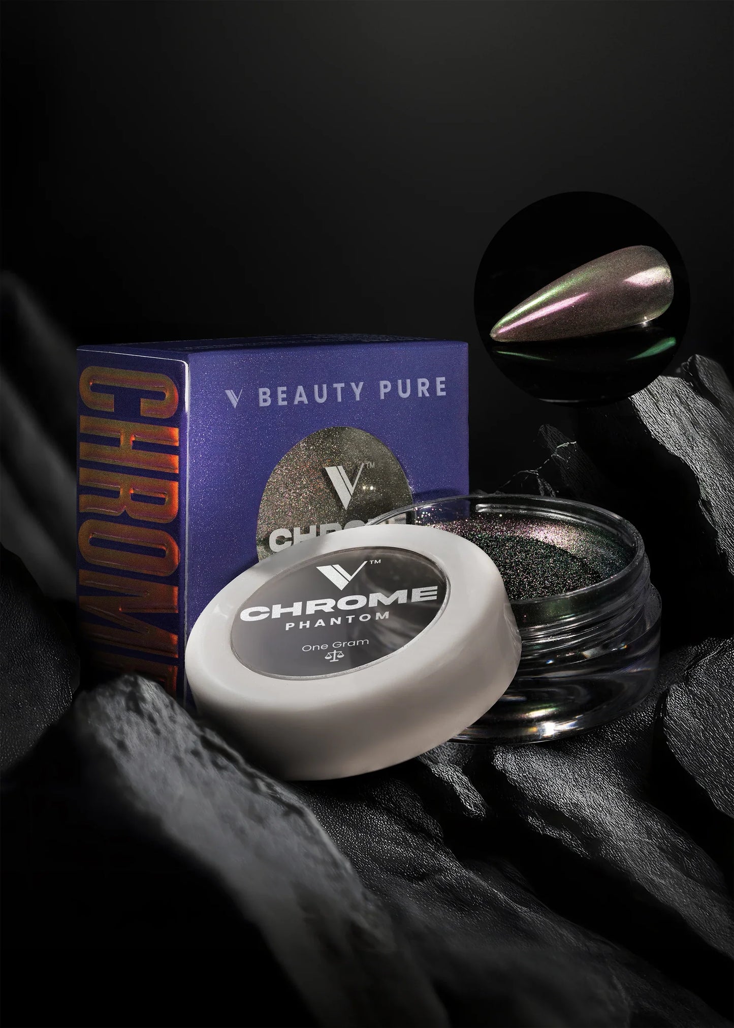 V Beauty Pure Chrome Powder - Phantom