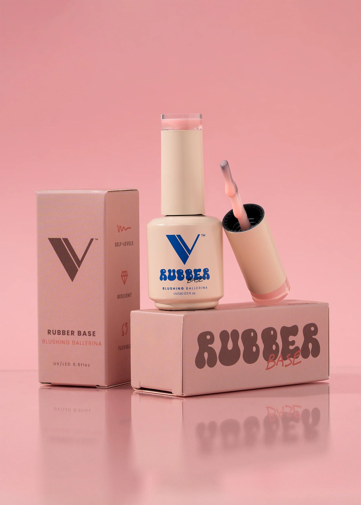 V BEAUTY PURE RUBBER BASE - BLUSHING BALLERINA