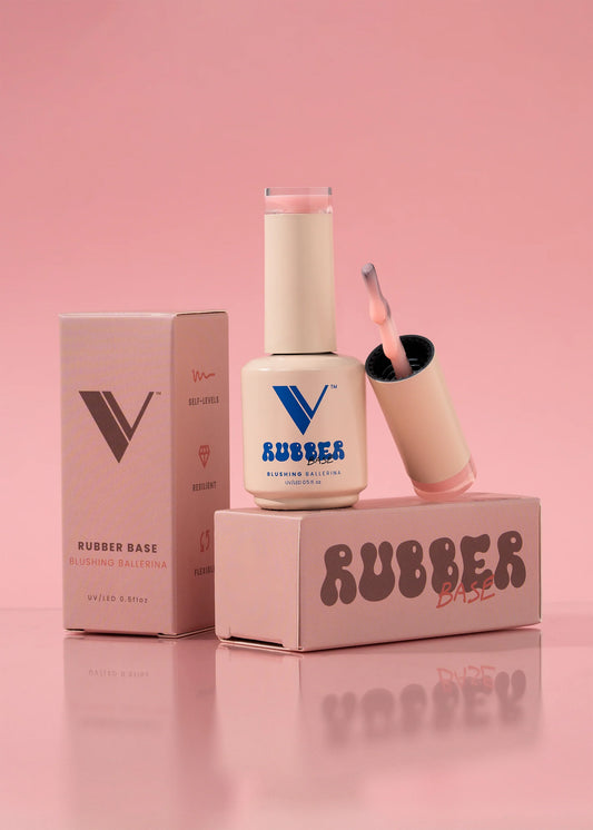 V BEAUTY PURE RUBBER BASE - BLUSHING BALLERINA