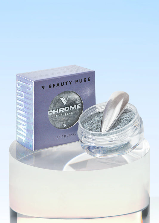 V BEAUTY PURE CHROME POWDER - STERLING