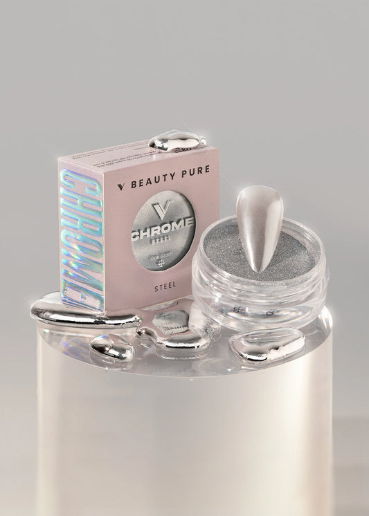 V BEAUTY PURE CHROME POWDER - STEEL