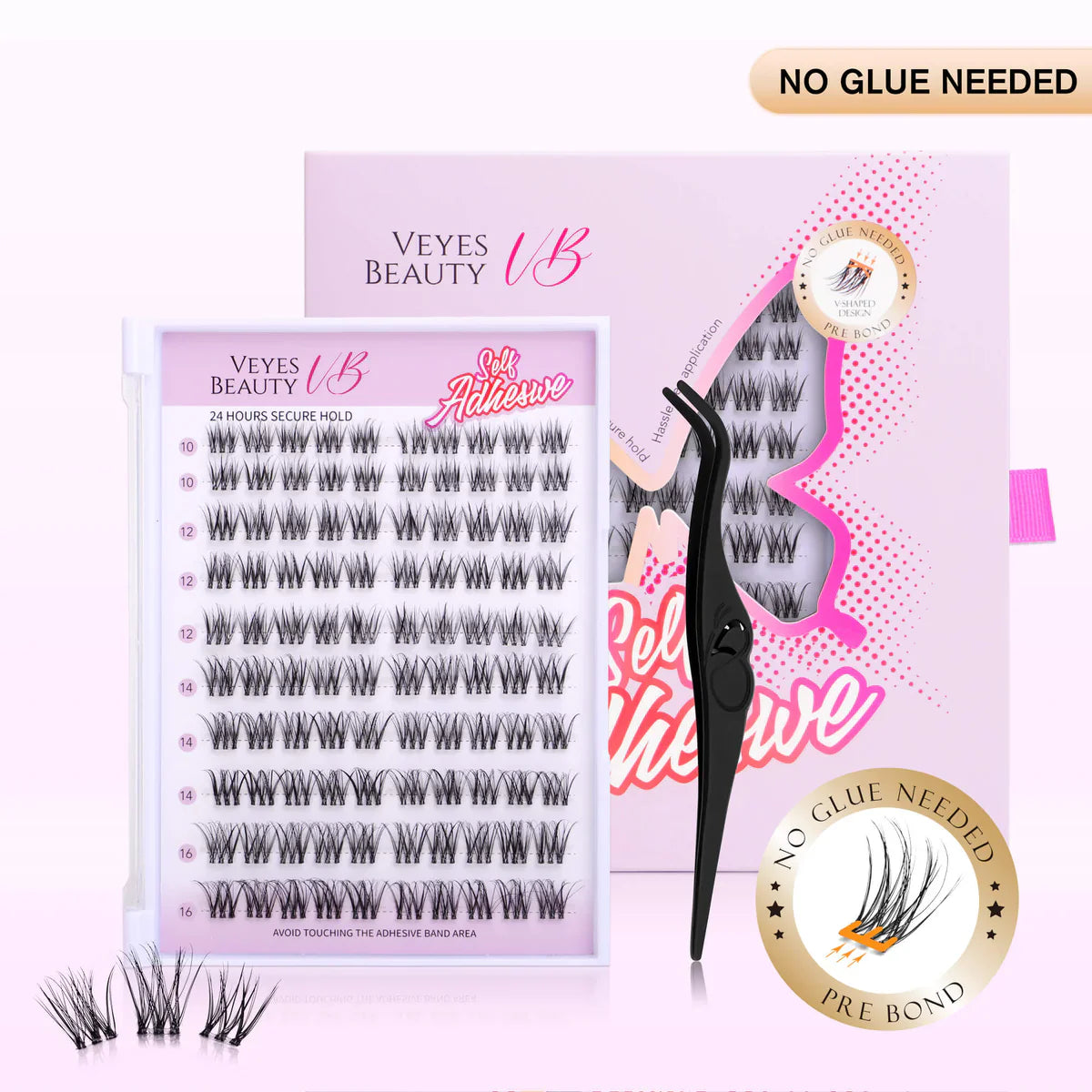 Veyes “Self Adhesive” Lashes Soft Trio