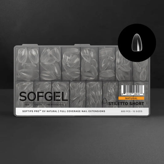 SOFGEL SOFTIPS PRO™ XV NATURAL- STILETTO