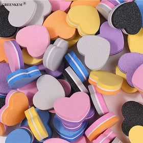 Heart Shaped Buffer 50 pk