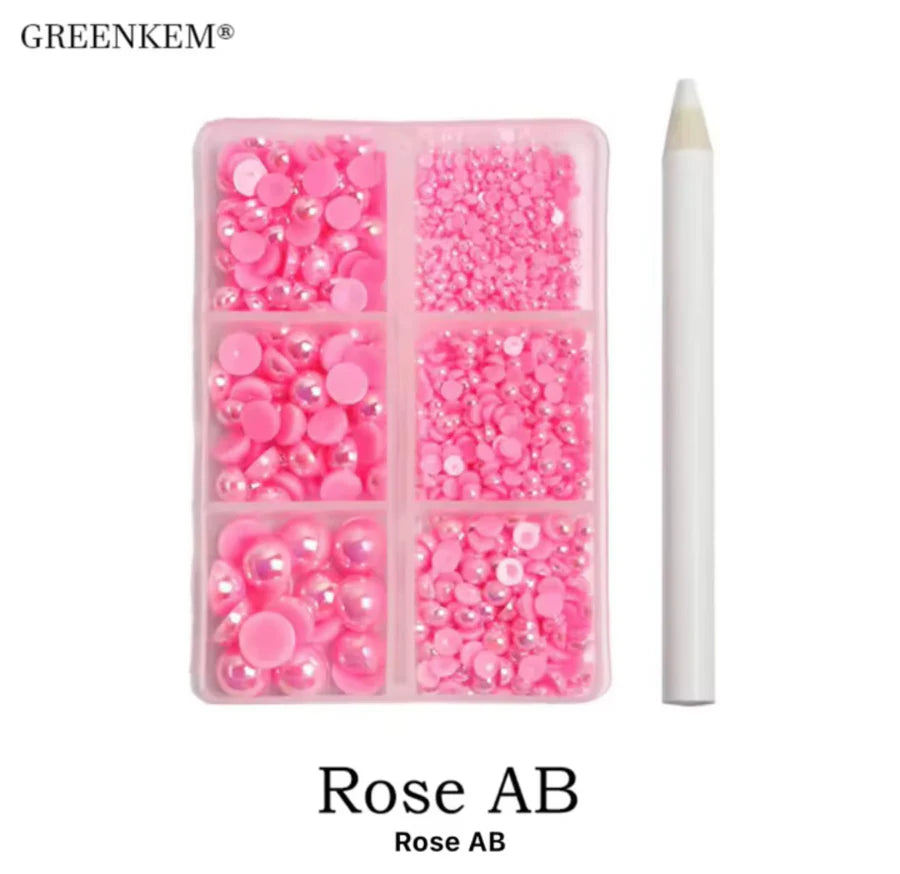 Flat Back Nail Pearl Pack