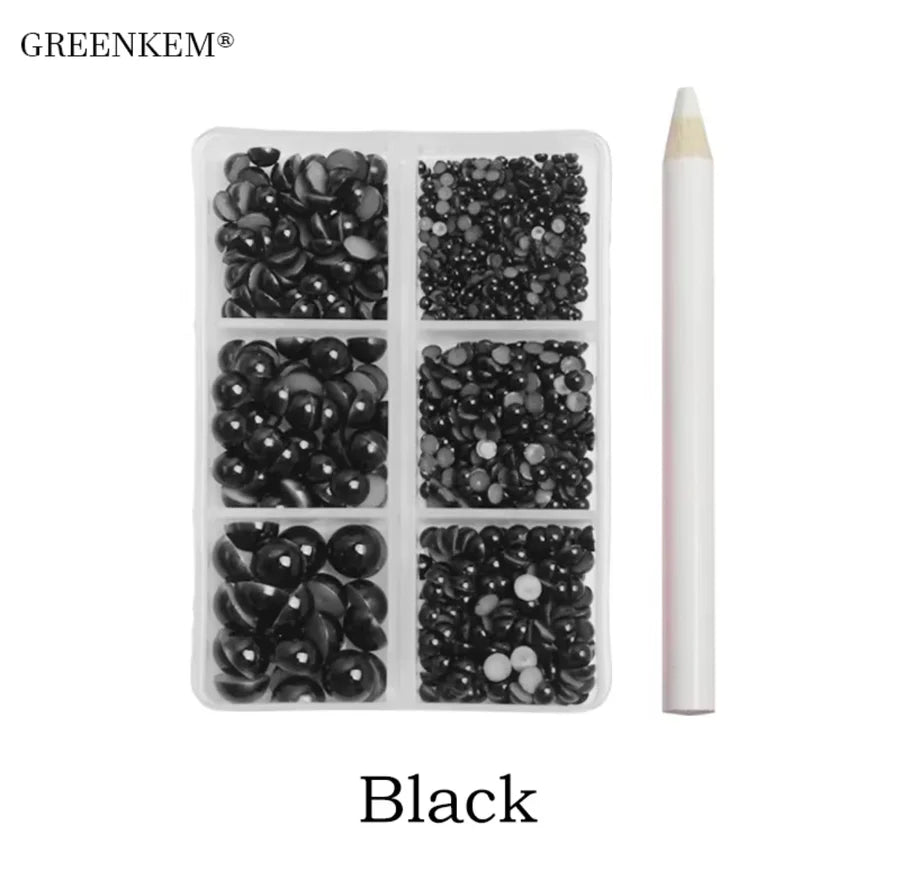 Flat Back Nail Pearl Pack