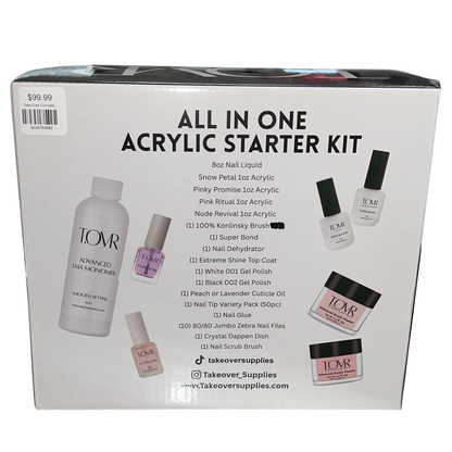 Take Over Complete Acrylic Starter Kit For Beginners and Professionals