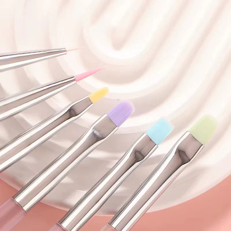 Colorful 6pc Brush Set