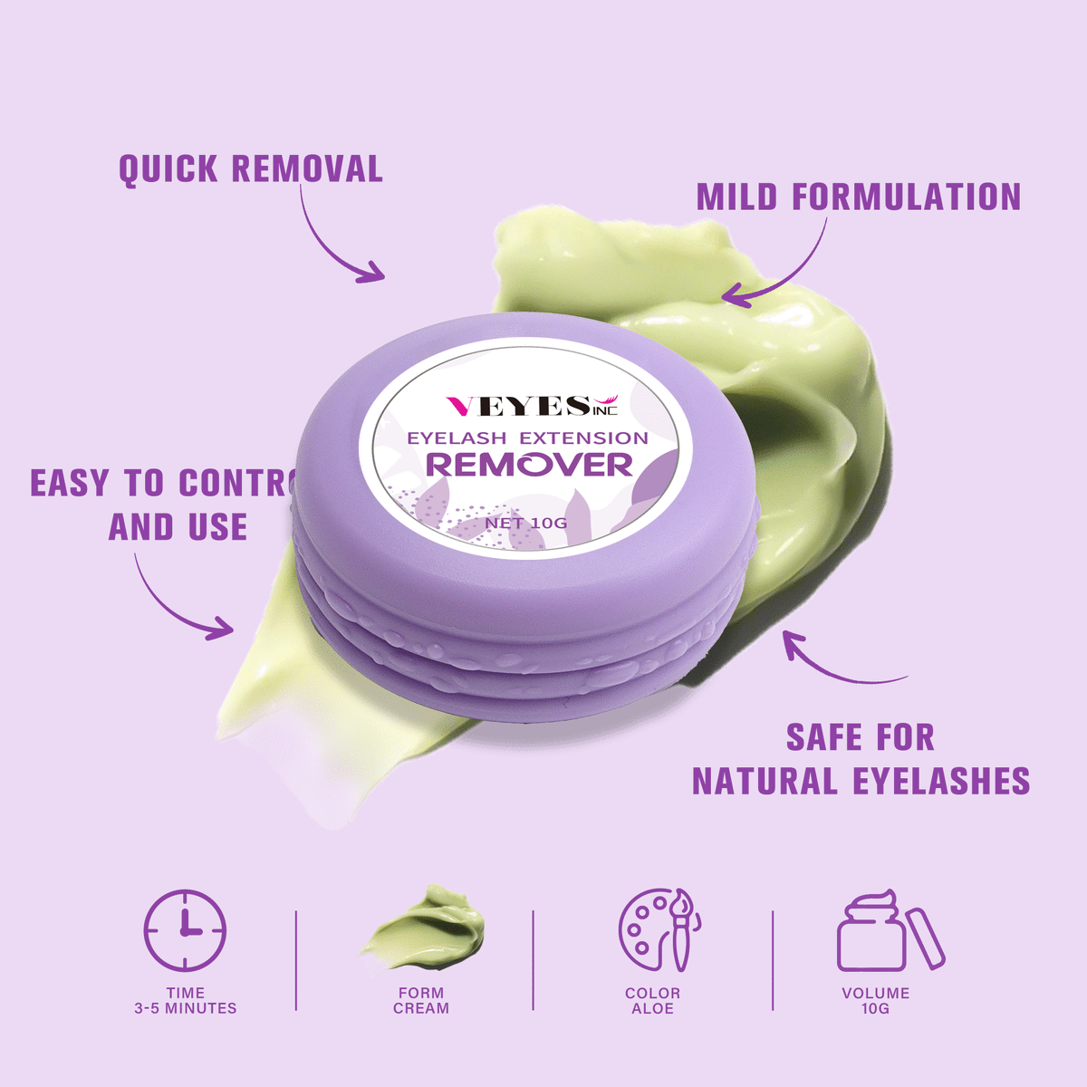 Veyes Aloe Macaron Creme Remover