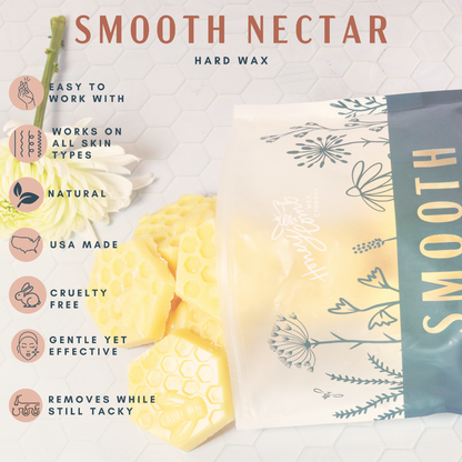 Honey Comb Wax Co. Smooth Nectar ALL-NATURAL | HARD WAX | 2.2LB