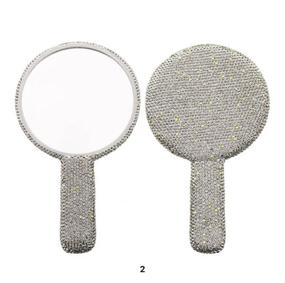 Diamond Handheld Mirror