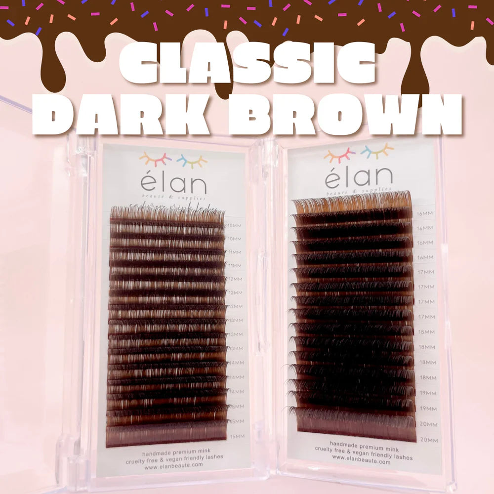 elan Classic Dark Brown Lashes