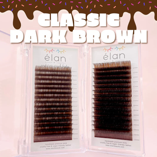 elan Classic Dark Brown Lashes