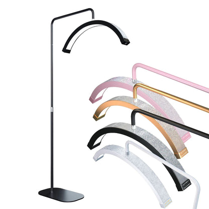 Half Moon Diamond LED Lamp with Stand For Lashes