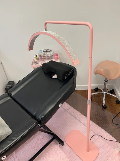 Half Moon Diamond LED Lamp with Stand For Lashes