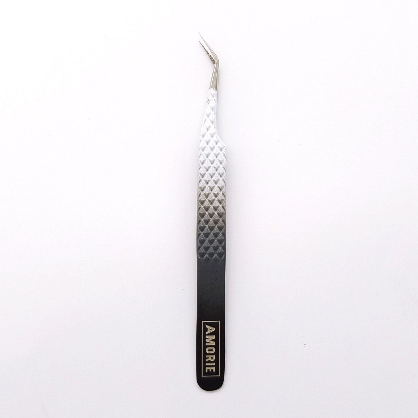 Amorie Fiber Tip -Angle Needle Nosed Tweezer  (E05)