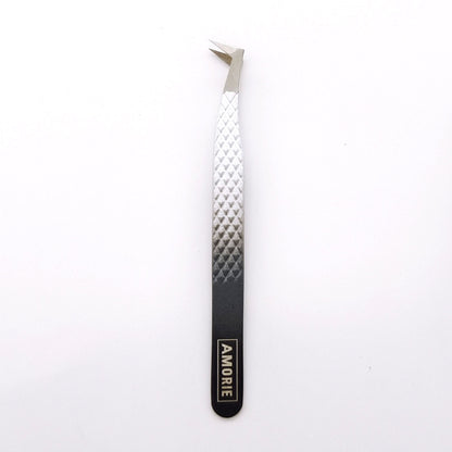 Amorie Fiber Tip -90 Degree Boot Tweezer (E04)