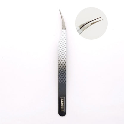 Amorie Fiber Tip - Dolphin Curved Tweezers (E06)