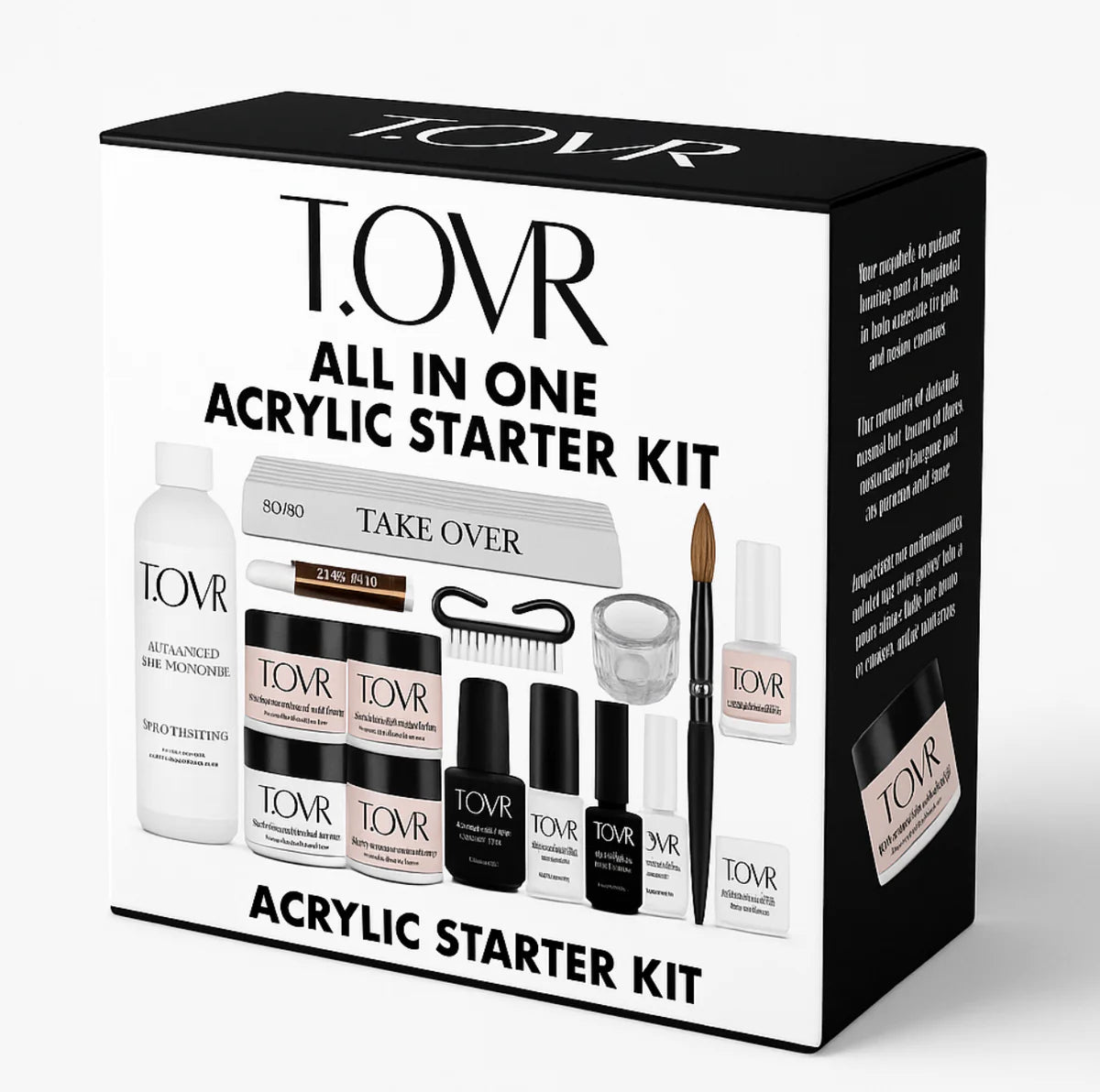 Take Over Complete Acrylic Starter Kit For Beginners and Professionals